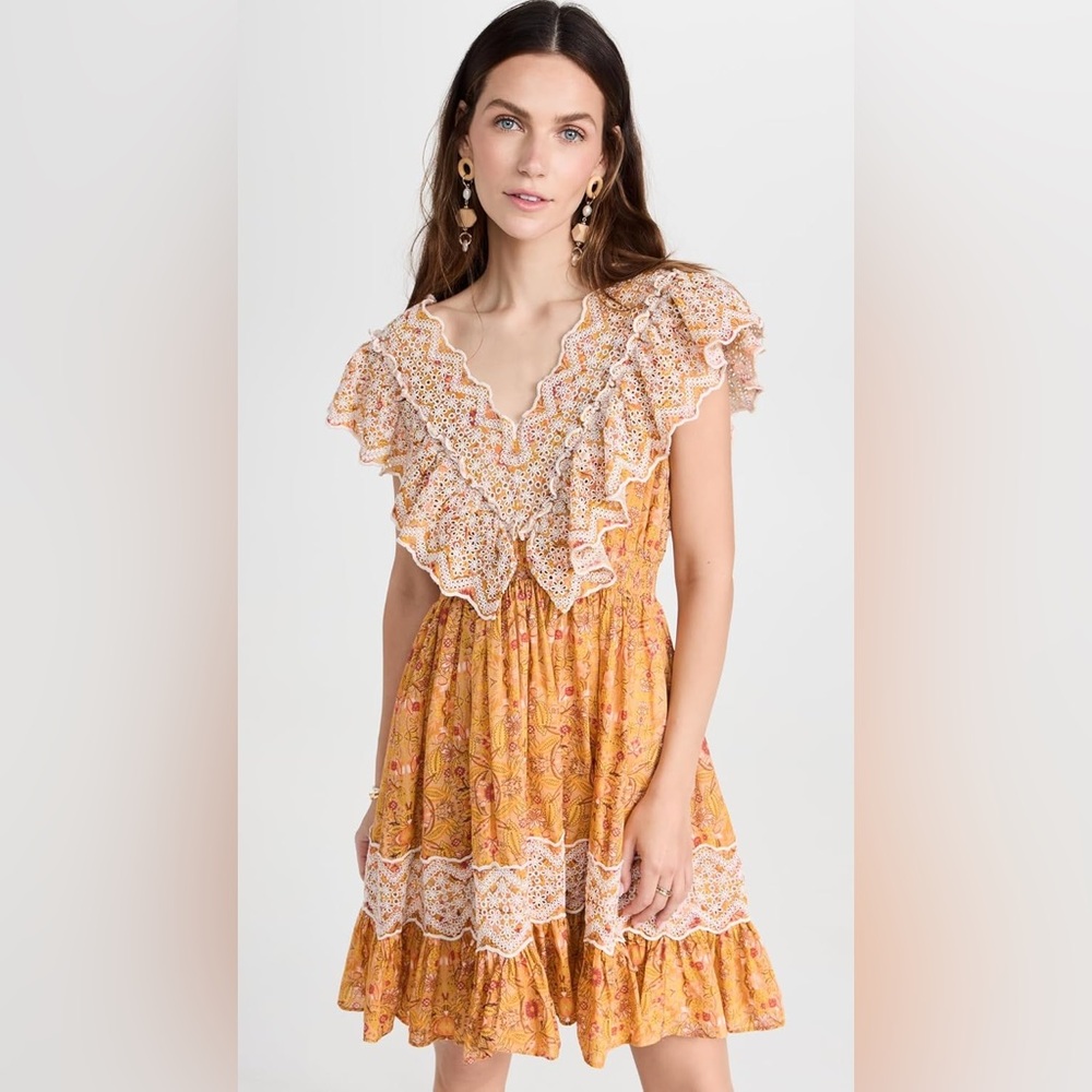 NWOT! byTimo Cotton Slub Vneck Dress